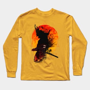 Samurai Warrior Long Sleeve T-Shirt